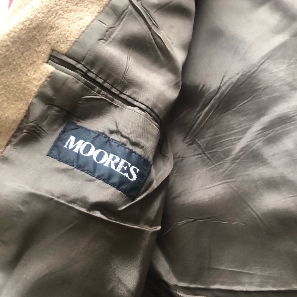 Vintage Moore’s Wool and Camel Hair Tan Blazer Size 44 - Picture 12 of 16